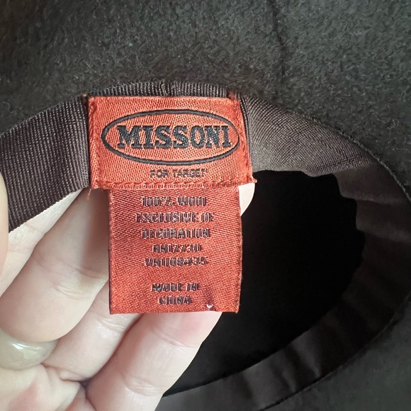 Missoni 100% wool hat brown - Picture 11 of 11